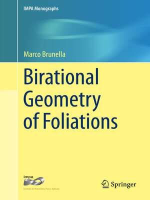 cover image of Birational Geometry of Foliations